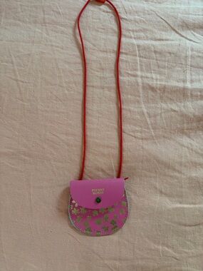 Ark Pink and Gold Kids Crossbody Coin Purse